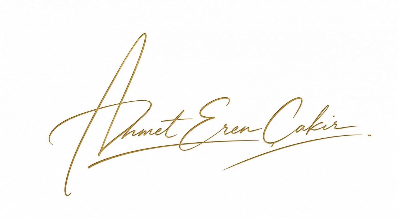 Ahmet Eren Çakır Signature